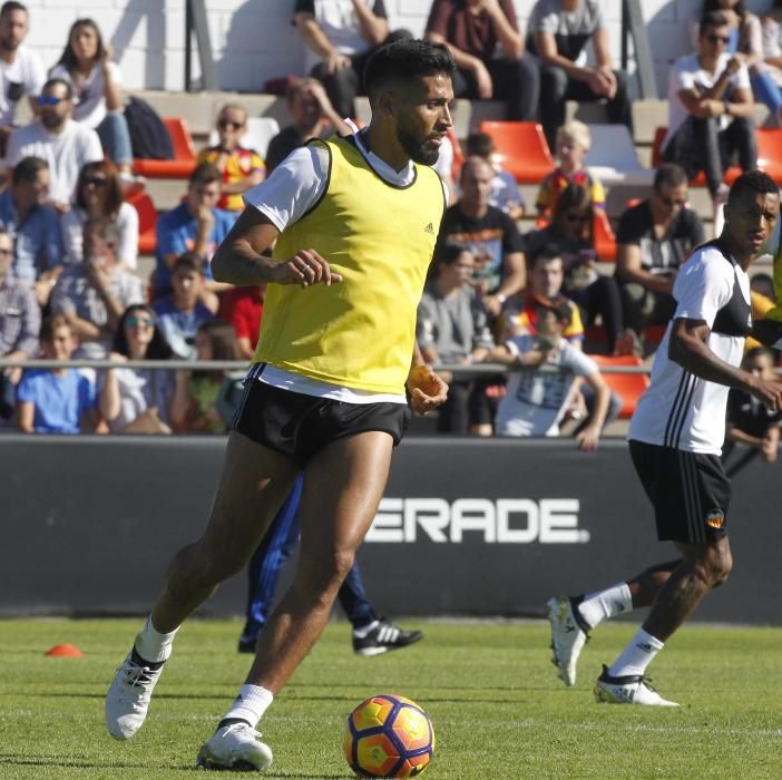 Espectacular entrenamiento del Valencia CF