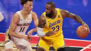 Lebron impresiona en la paliza de los Lakers a los Pelicans para alcanzar otra final