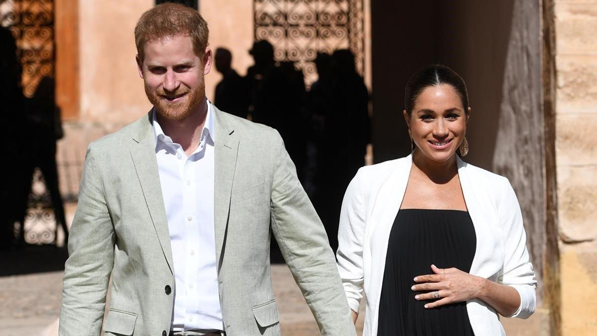 El príncipe Enrique y Meghan.Markle.