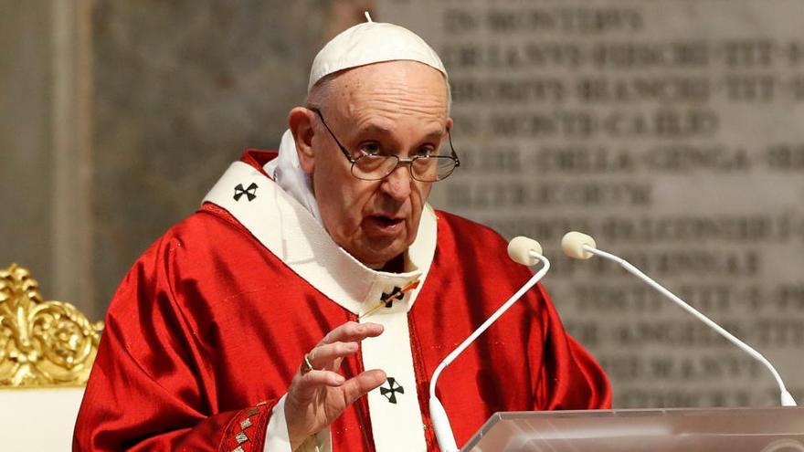 El papa Francesc, durant una cerimònia aquest mes de maig passat