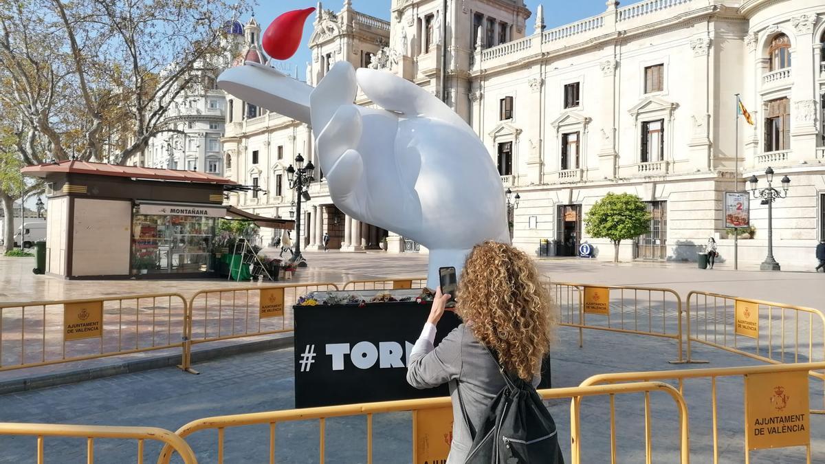 La escultura ha sido fotografiada repetidamente