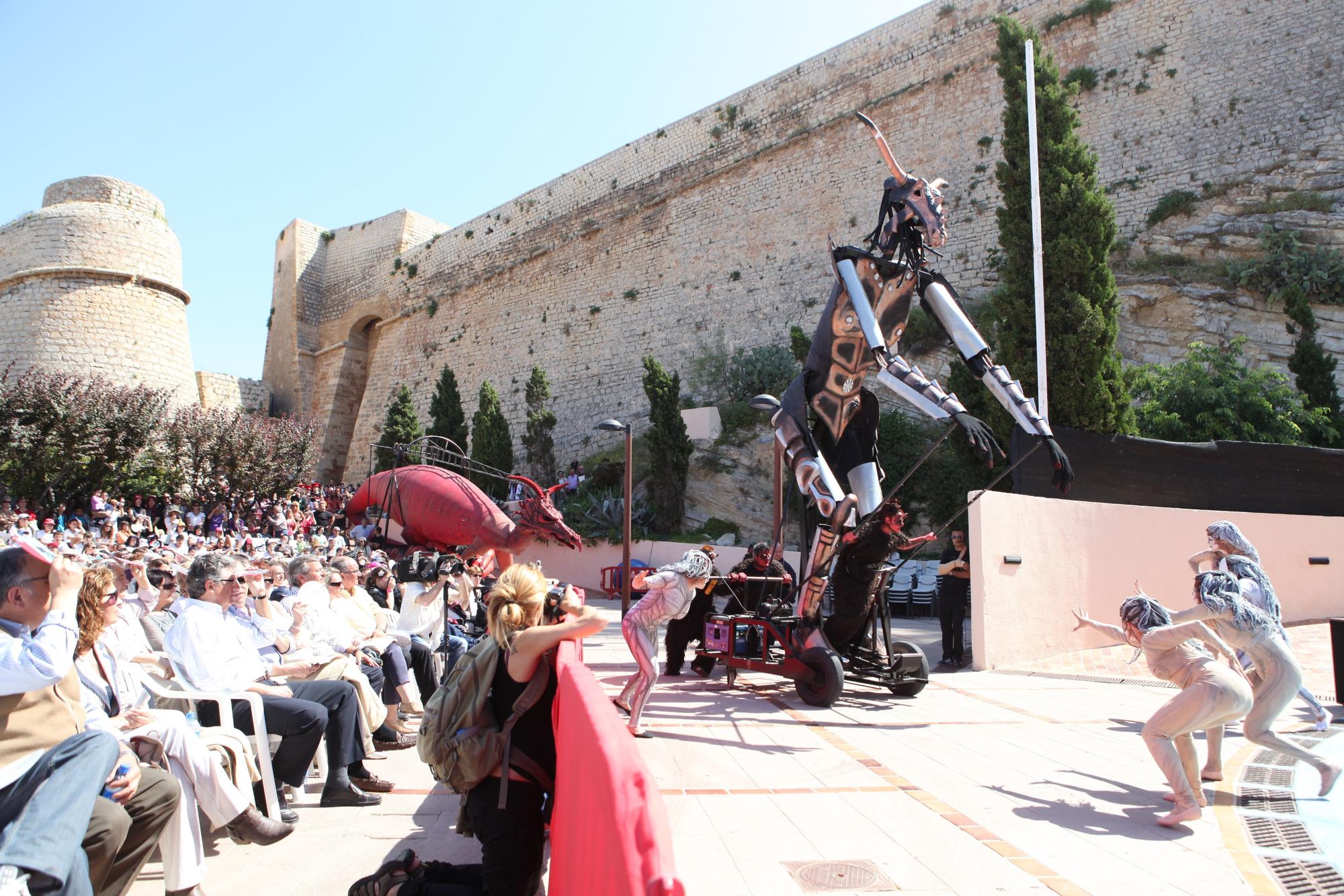 Edición de 2011 de la Feria Medieval de Ibiza.