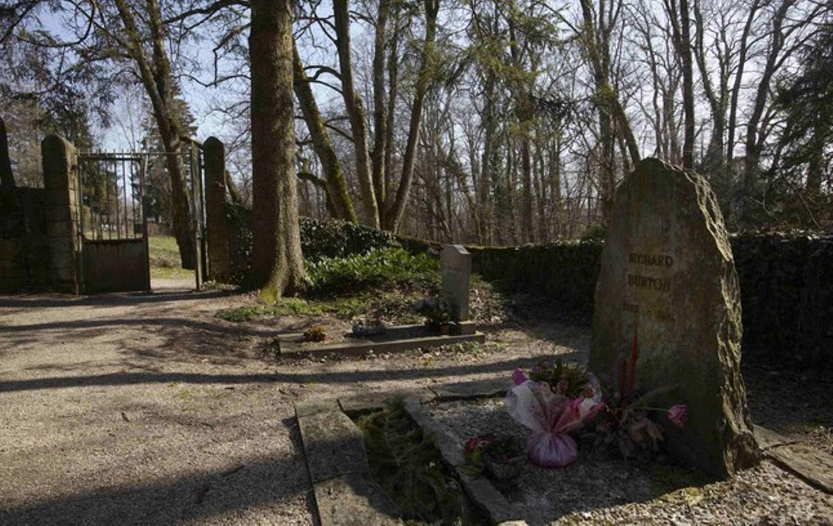 La tomba de Richard Burton, a Celigny Suïssa.