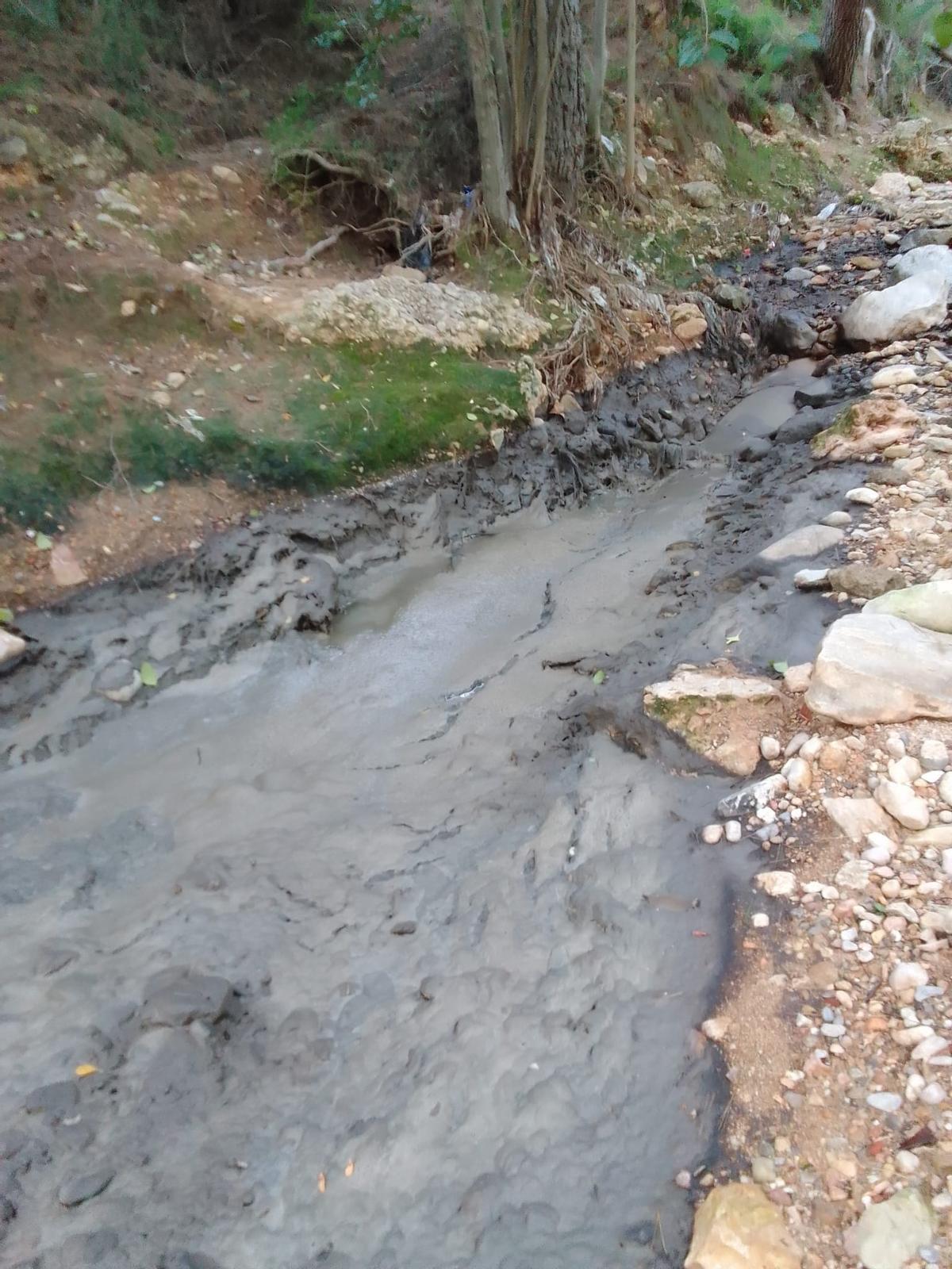 Vertidos en el barranc de la Font de la Canyada, en Paterna.