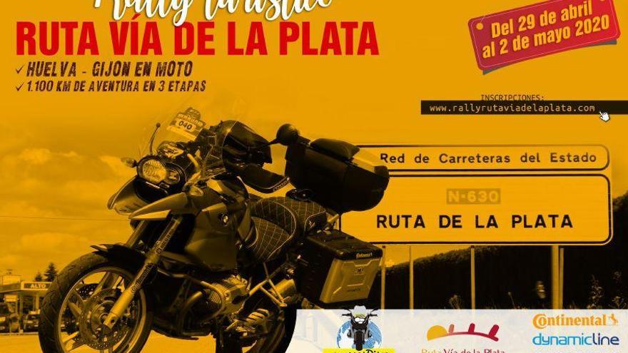 Cartel del III Rally Turístico Vía de la Plata.