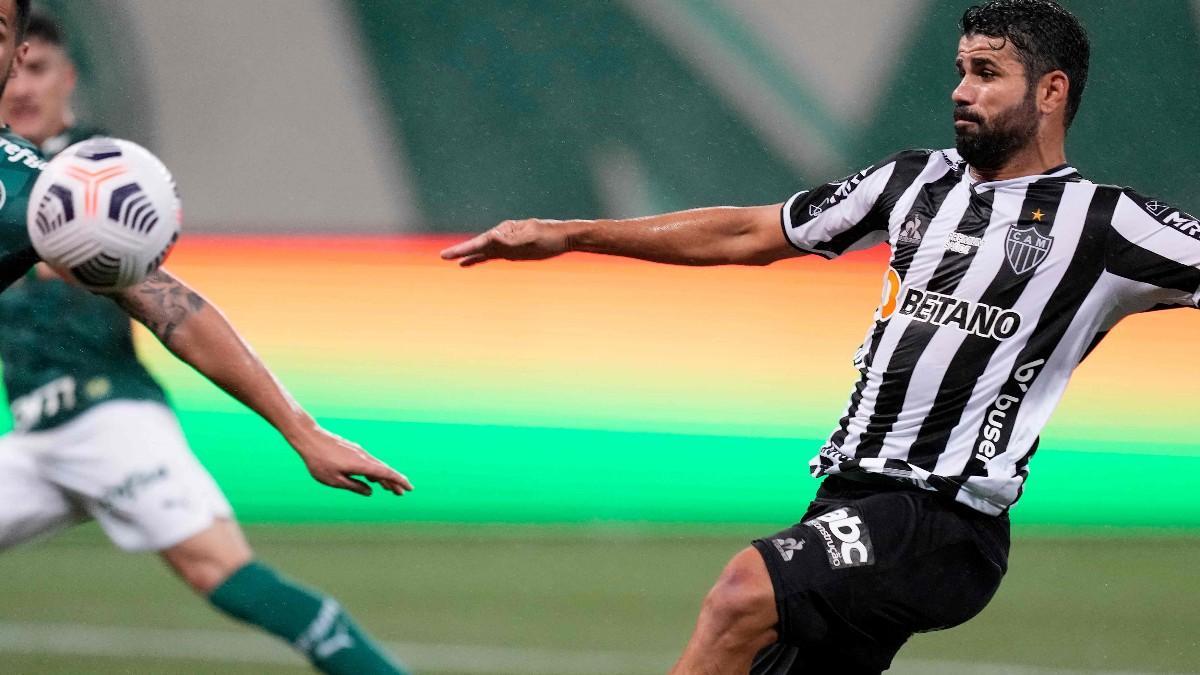 Diego Costa en su última etapa con el Atlético Mineiro