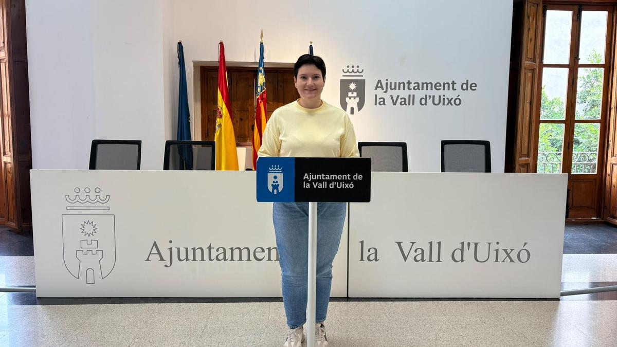 Zaida Moreno, la regidora de Personal de l'Ajuntament de la Vall d'Uixó