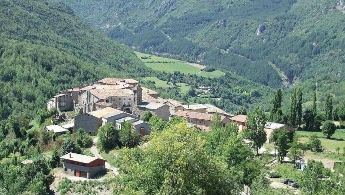 Vista de Malpàs, en El Pont de Suert (Alta Ribagorça, Lleida)