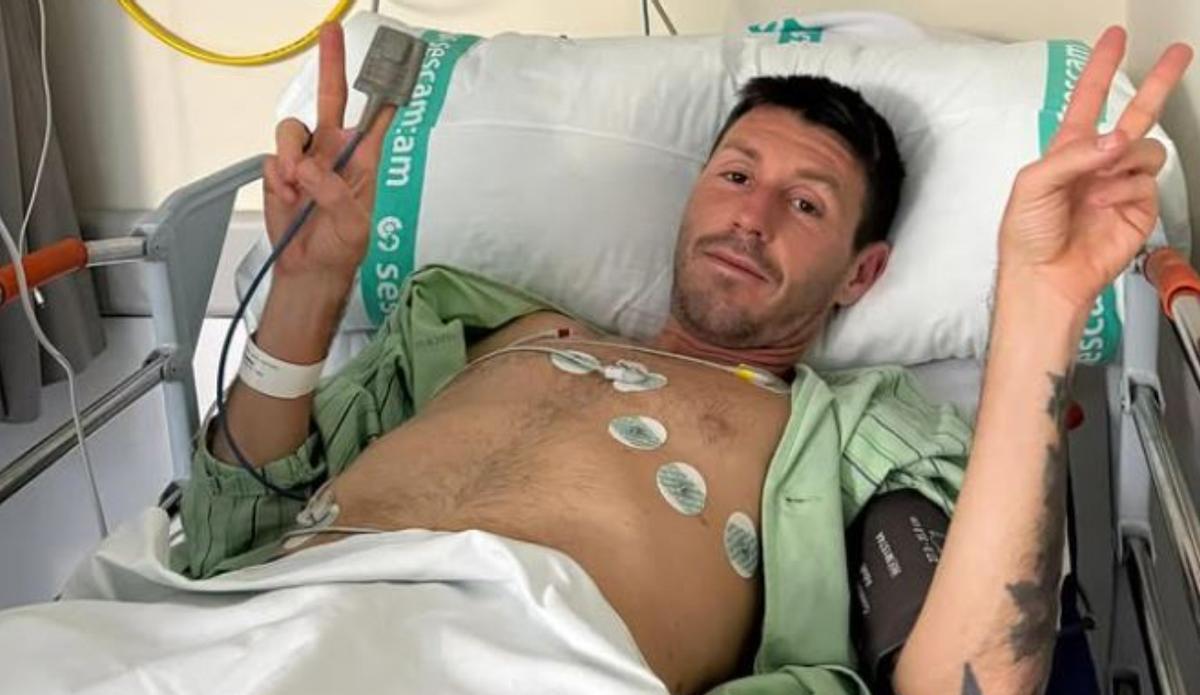 Chiki Pérez, en el hospital