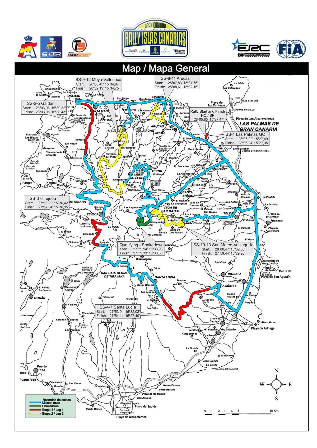 Conoce los horarios y recorrido del Rally Islas Canarias 2023: Todo lo que necesitas saber