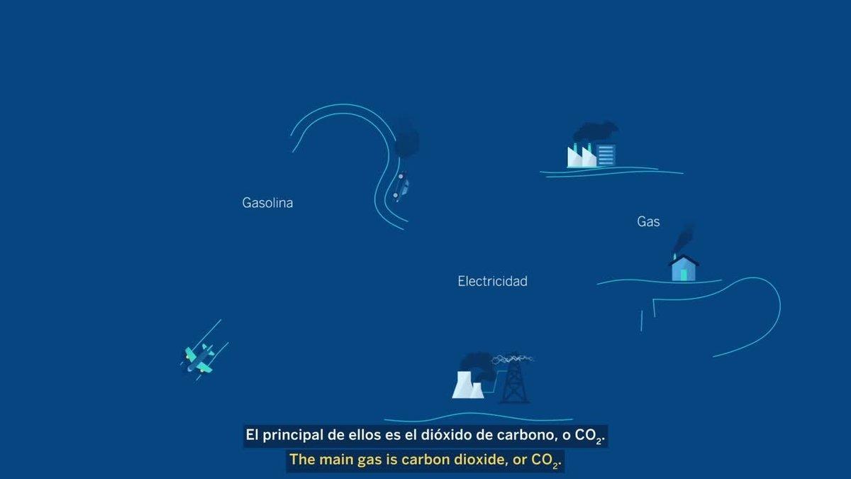 Vídeo sobre la huella de carbono para empresas.