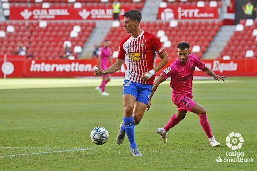 Partido del Sporting y el Málaga CF de la Liga SmartBank.