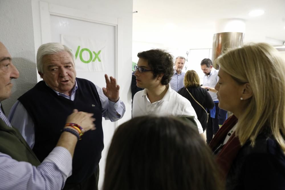 Noche electoral de Vox en Asturias