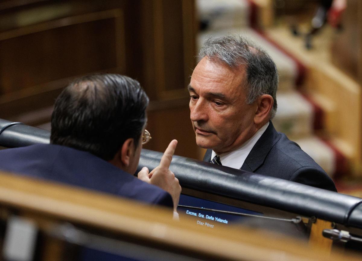 Enrique Santiago, portavoz parlamentario de Izquierda Unida.