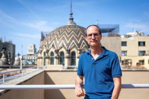 Pau Vidal, delegado en Catalunya de los jesuitas, este jueves en Barcelona.