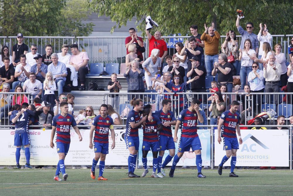 Les imatges del Llagostera - Portugalete (2-0)