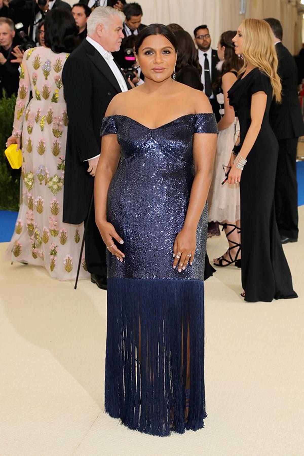 Mindy Kaling en la Gala Met