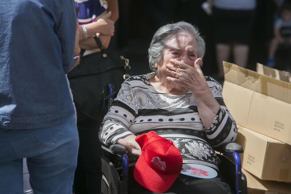 Homenaje a las víctimas del Mercado Central