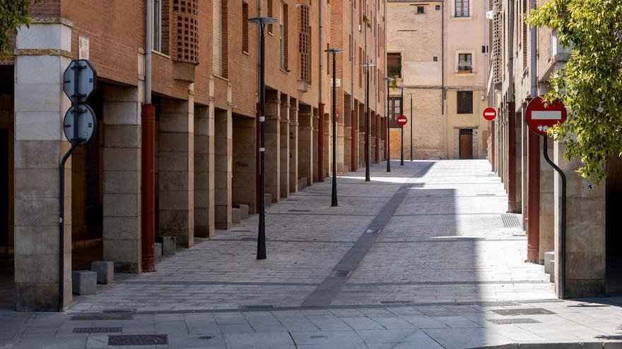 Las calles en torno a la plaza de San Bruno se transforman en un espacio a cota cero con nuevo pavimento