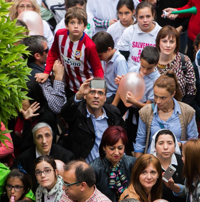 Manifestación en contra de los recortes de aulas en la enseñanza concertada