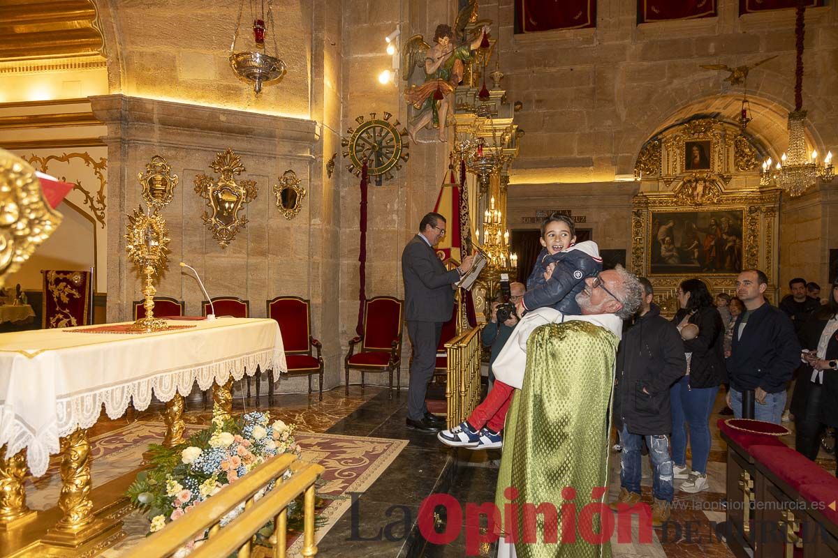 Presentación a la Vera Cruz de Caravaca de los niños nacidos en 2023