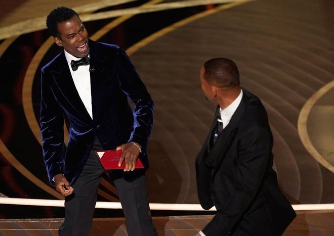 Chris Rock y Will Smith en los Oscar 2022