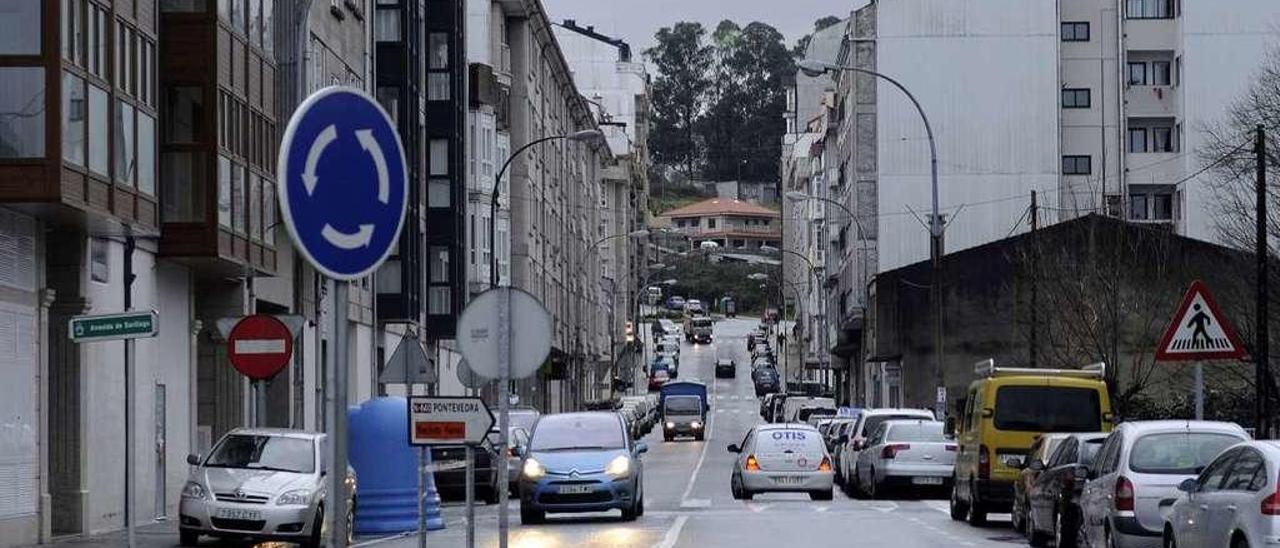 Vista de Figueiroa de Arriba, integrada en el casco urbano pero núcleo independiente. // Bernabé/Javier Lalín