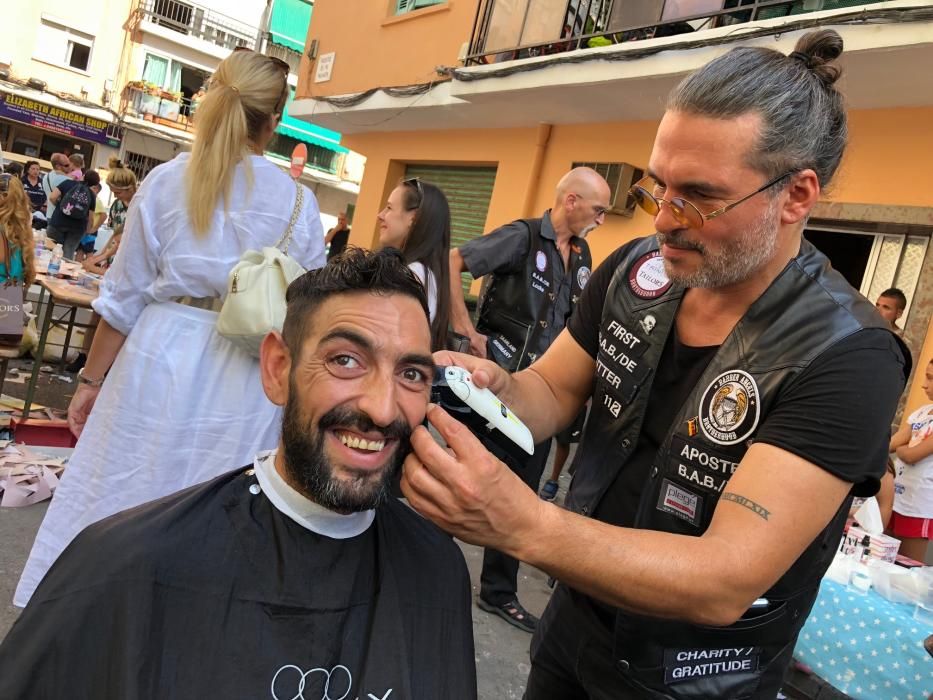 Die Barber Angels während der Arbeit