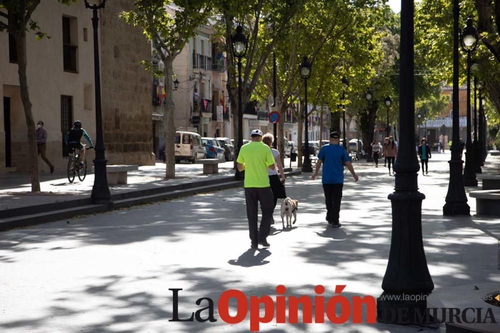 Desescalada en Caravaca: Los 'runners' se ataviaro