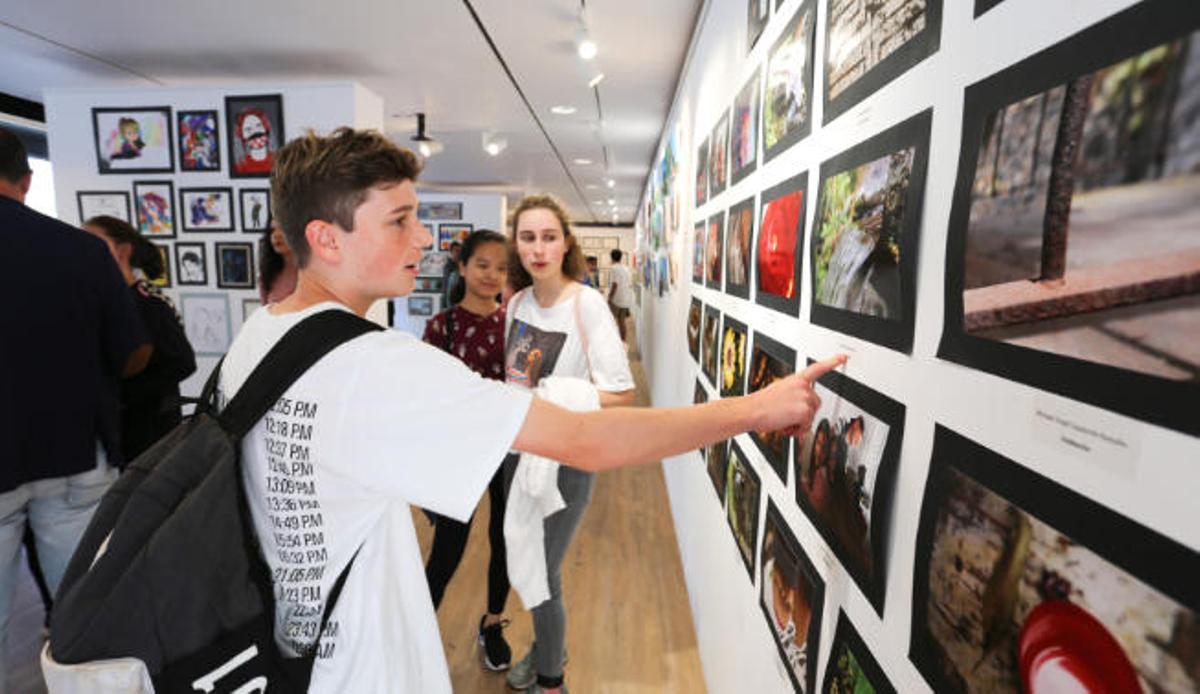 Alumnos y docentes de El Sauzal comparten una exposición