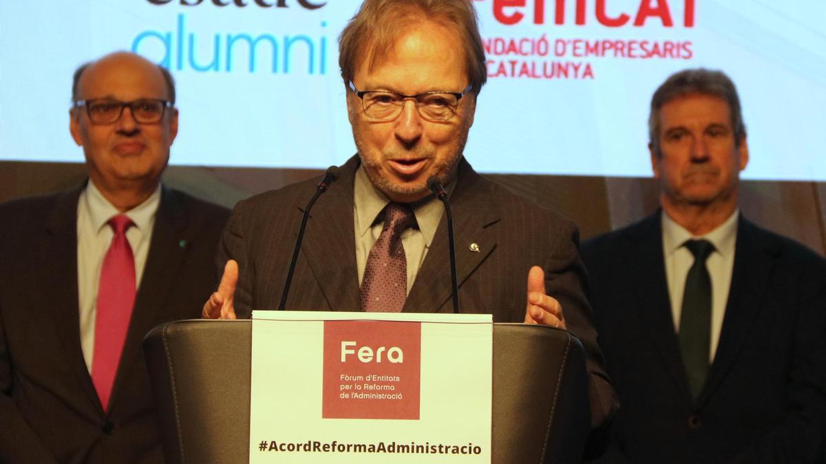 Santacreu durante la presentación