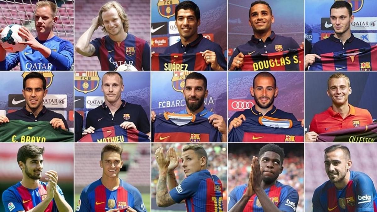 Los 15 fichajes de la era Bartomeu (2014-2017).