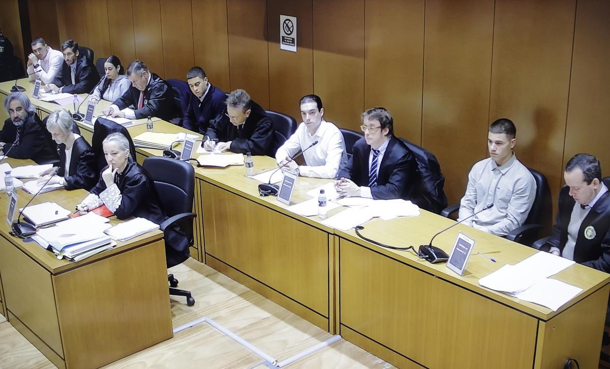 Una imagen del juicio por el crimen de Samuel Luiz en A Coruña.