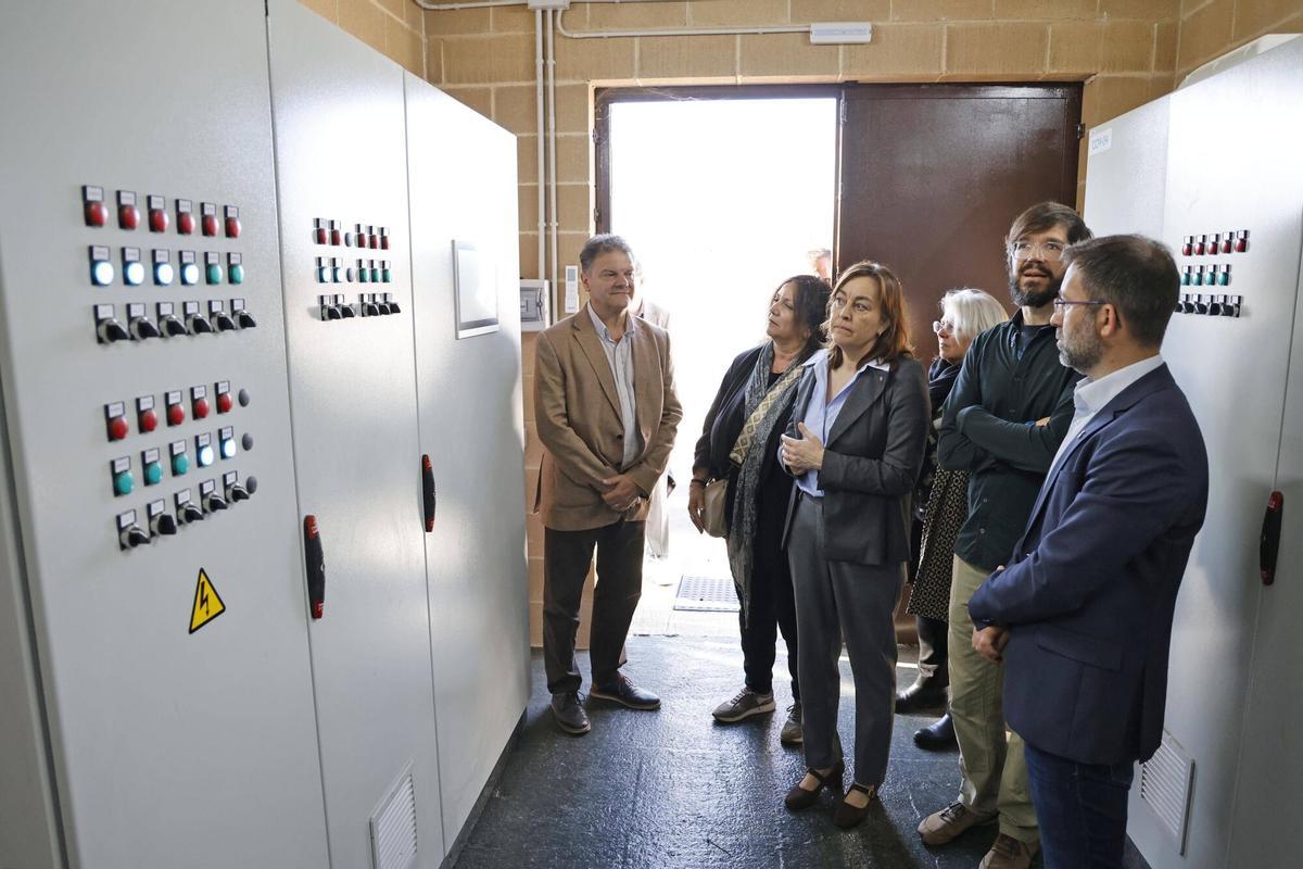 Sant Gregori. Depuradora EDAR. La consellera Silvia Paneque inaugura la nova planta depuradora.