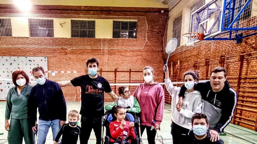 GALERÍA | El Bádminton Zamora fomenta el deporte inclusivo a través de asociaciones de personas con discapacidad