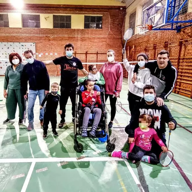 GALERÍA | El Bádminton Zamora fomenta el deporte inclusivo a través de asociaciones de personas con discapacidad