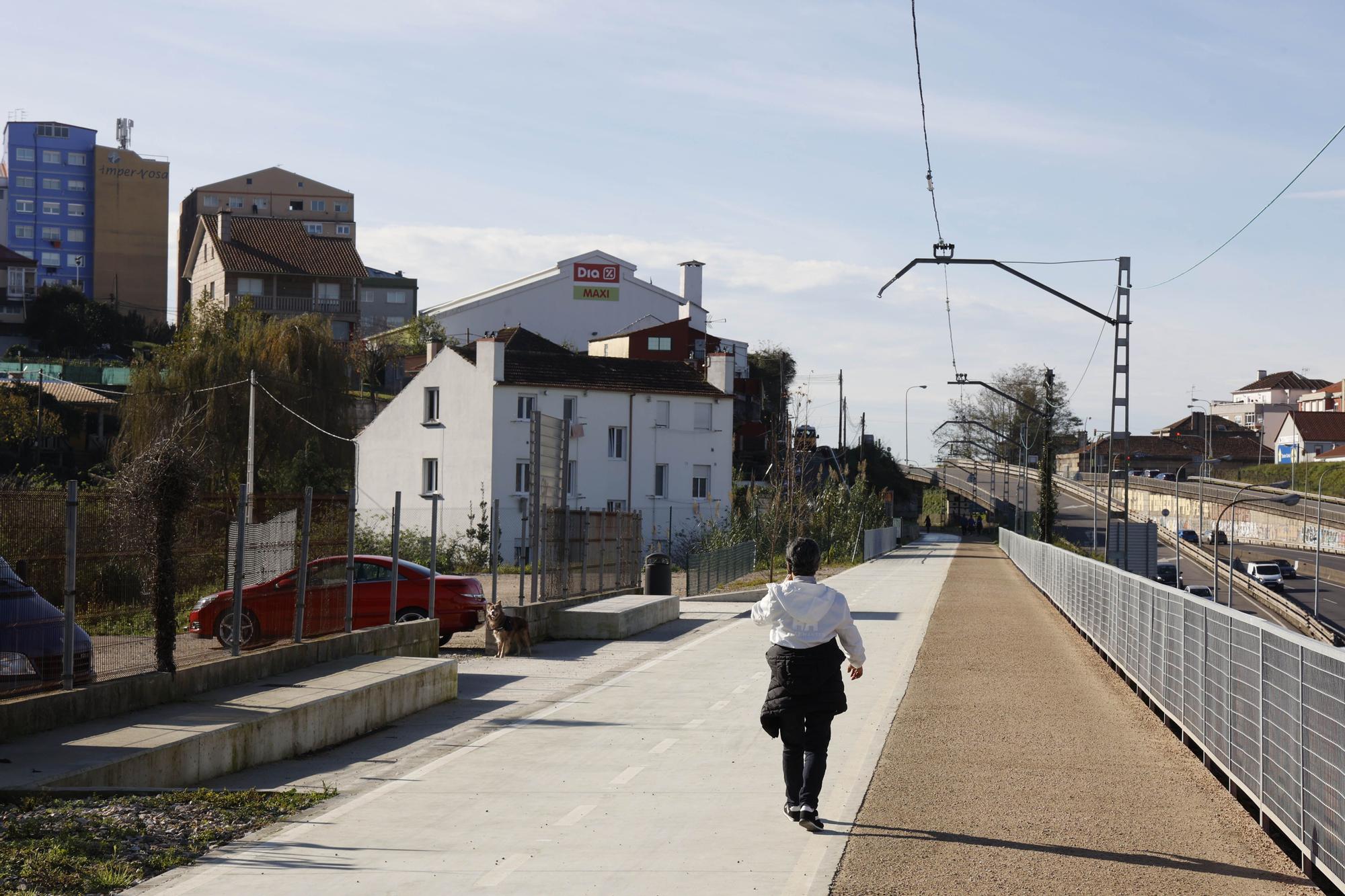 Así es el trazado completo de la Vía Verde hasta Chapela