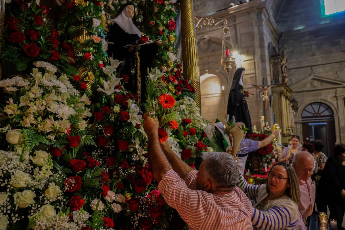 Santa Rita genera imágenes de absoluto fervor