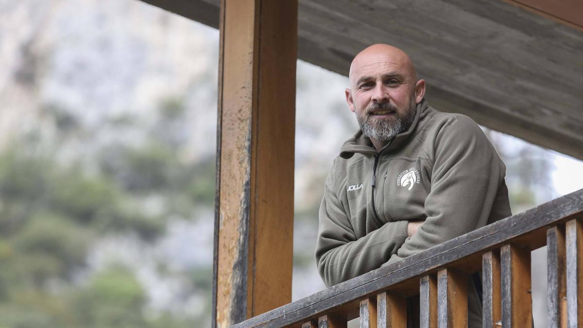 Respeturismo: Pepín Tuñón, el padre humano de "Paca" y Tola" y ahora de "Molina", que educa sobre el oso desde una de las sendas más turísticas de Asturias