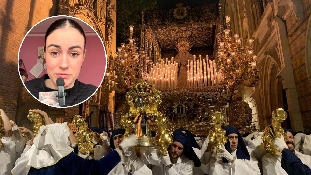 Noelia linero, divulgadora malagueña: "Una paloma real le cambió para siempre el nombre a una virgen de Málaga"