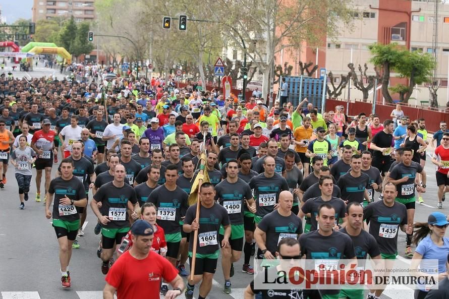 Media Maratón de Murcia: salida