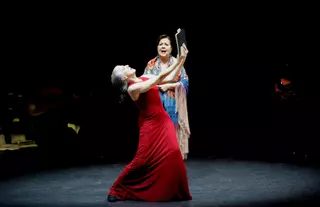 Un misma mirada para dos mitos del flamenco: así fue el ensayo de Pagés y Linares en Oviedo
