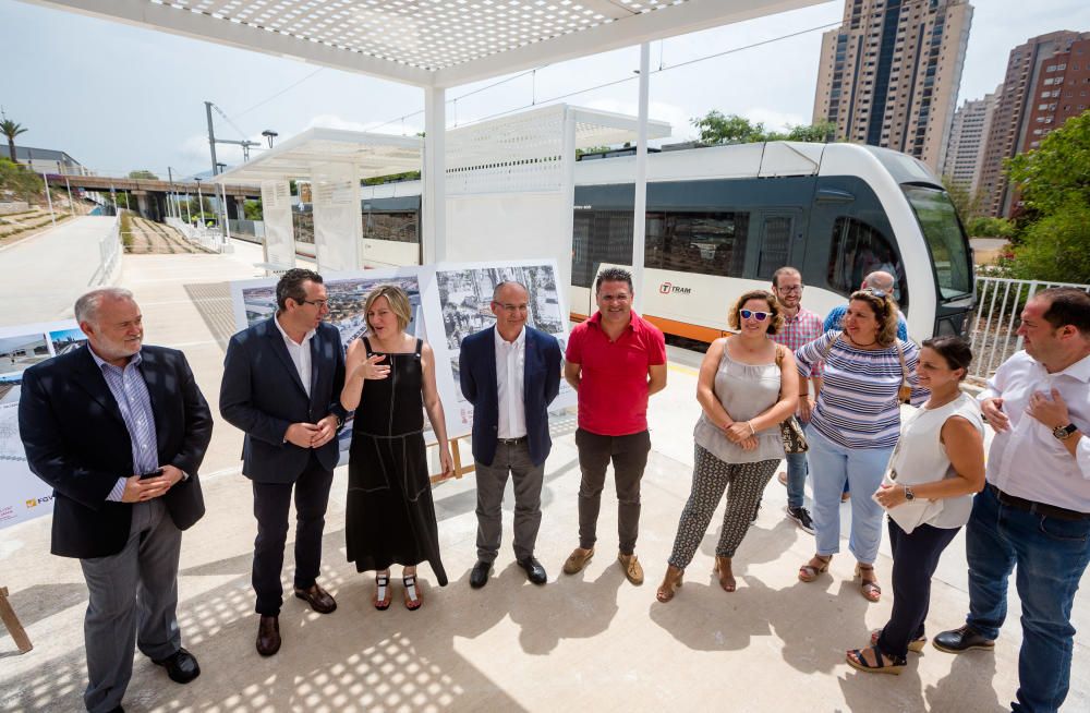 El nuevo apeadero del Tram de Benidorm