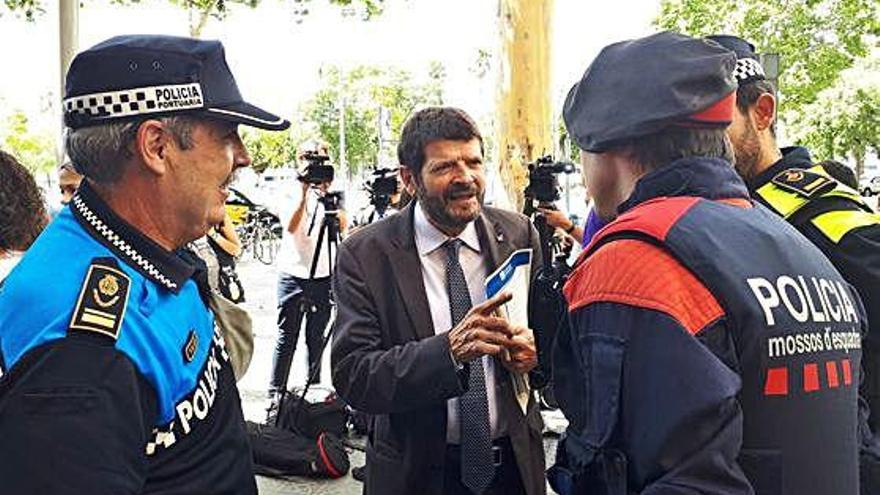 Batlle destaca la gran col·laboració que existeix entre els diferents cossos policials.