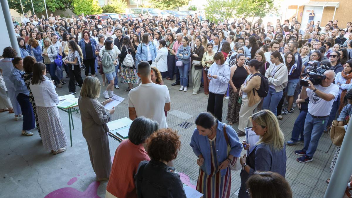 Aspirantes a las oposiciones de educación en la convocatoria del año pasado.