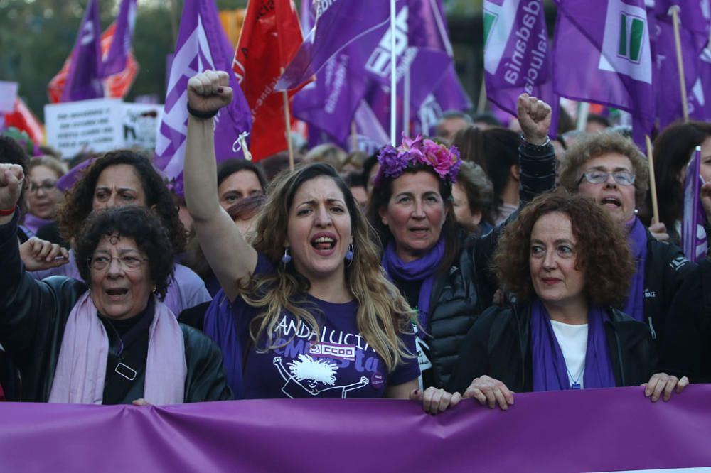 Miles de manifestantes colapsan el centro de Málaga en una marcha que comenzaba con polémica con Francisco de la Torre