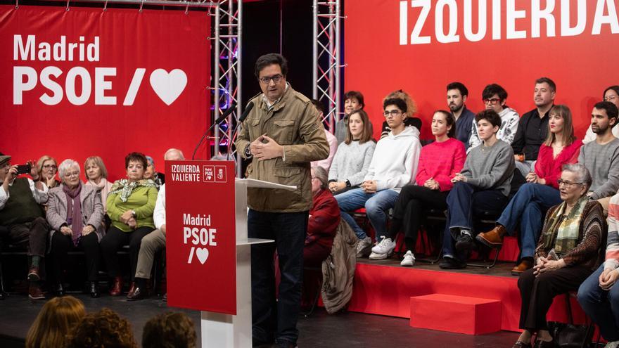López carga contra Ayuso y apuesta por conseguir un gobierno &quot;digno y limpio&quot; en Madrid
