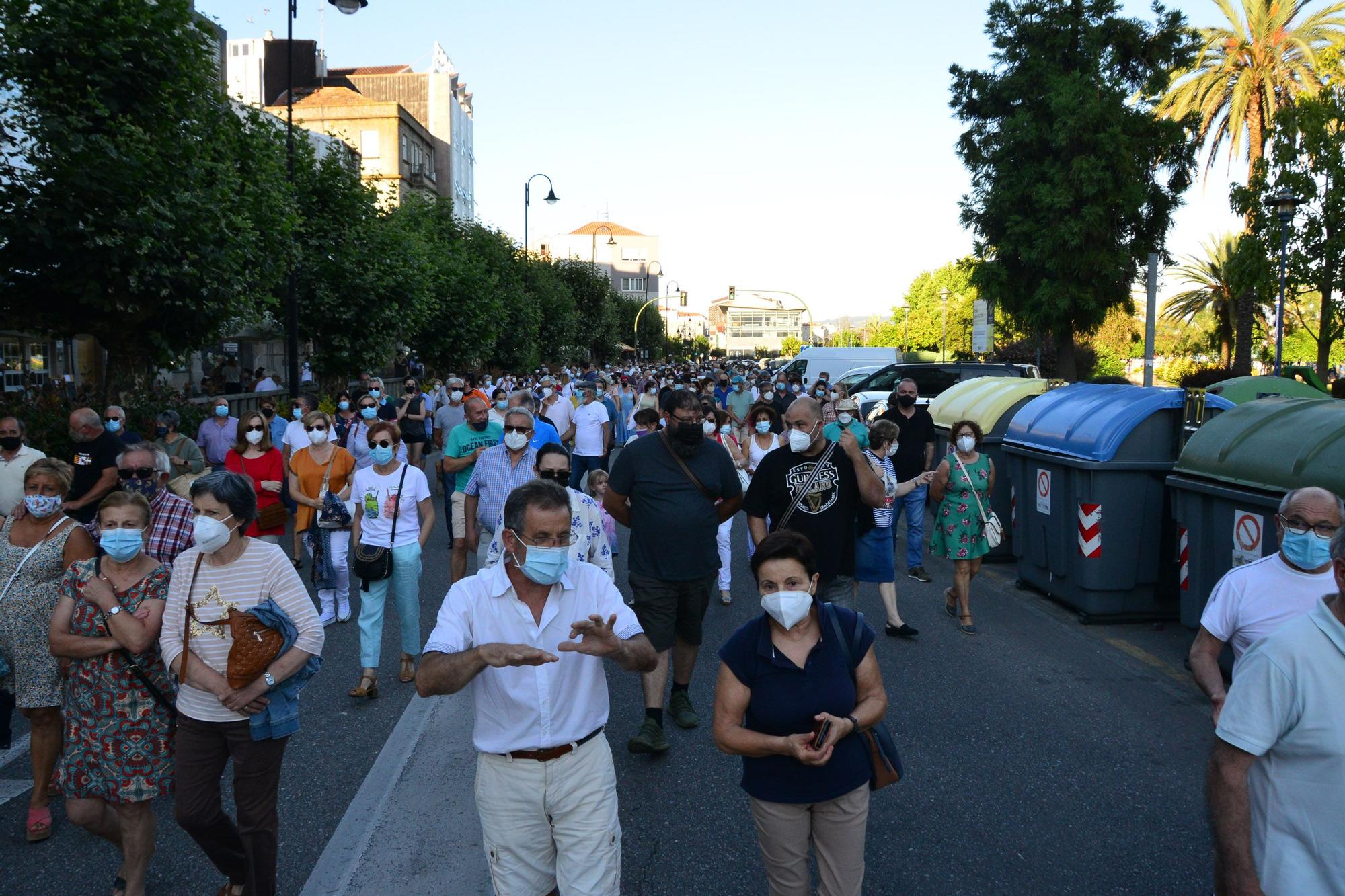 Marcha por la sanidad pública en Cangas