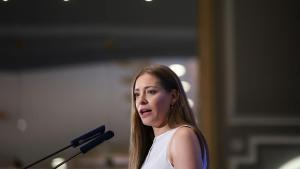 La portavoz del PP en el Congreso, Ester Muñoz, durante un desayuno informativo, en el hotel Mandarin Oriental Ritz, a 1 de julio de 2026, en Madrid (España). El desayuno ha sido organizado por Nueva Economía Fórum. 01 JULIO 2026 Alejandro Martínez Vélez / Europa Press 01/07/2026. Ester Muñoz;Alejandro Martínez Vélez