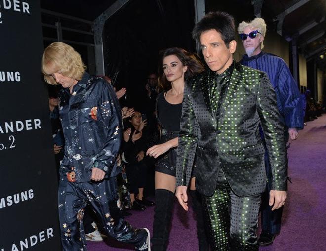 El estreno de 'Zoolander 2' en Nueva York se convierte en una pasarela